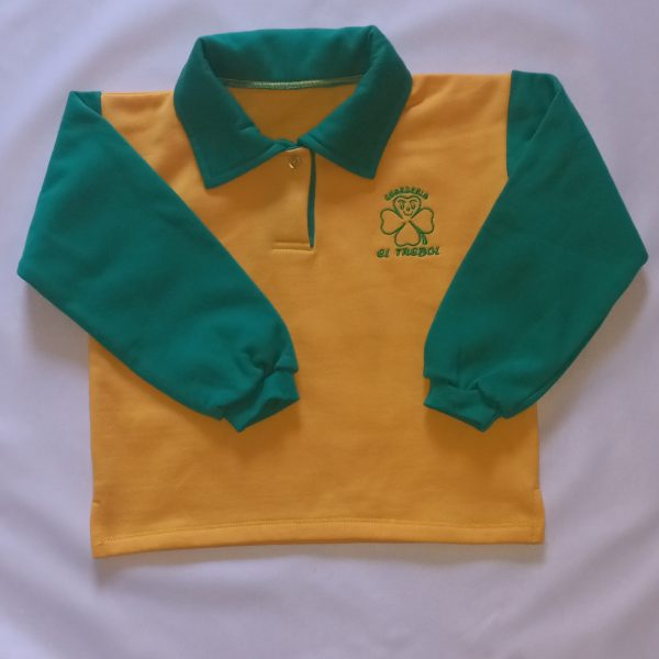 SUDADERA CUELLO POLO COMBI